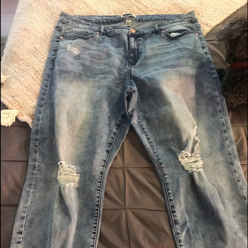 High-rise jeans